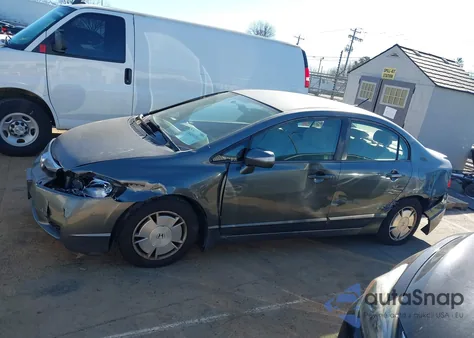 2009 Honda Civic Hybrid from USA, damaged, VIN JHMFA36219S005791